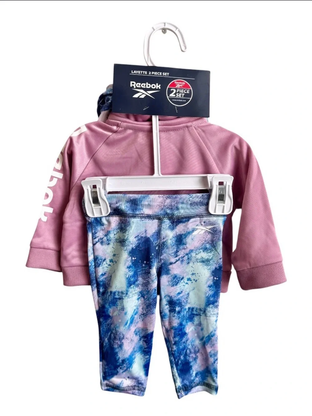 Reebok Layette 2-piece Tie-dye Tracksuit Infant 0-3 Months